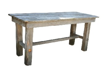 Table, Rustic, THIN LOWER STRETCHER, RUSTIC, WOOD, NATURAL
