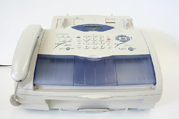 Phone, Fax Machine, FAX & COPIER, PURPLE FRONT, PLASTIC, OFFWHITE