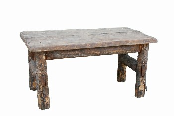 Table, Rustic, LOG LEGS, RUSTIC , WOOD, NATURAL