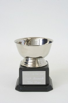 Trophy, Cup, W/O HANDLES, BLACK BASE,