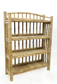 Shelf, Misc, NATURAL, 4 LEVELS, BAMBOO, BROWN