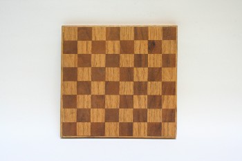 Game, Chess, CHESS / CHECKERS, WOOD, BROWN
