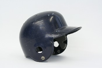 Headwear, Helmet, BASEBALL,BATTING HELMET, PLASTIC, BLUE