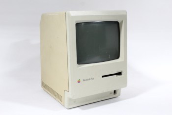 Computer, Personal, VINTAGE PERSONAL COMPUTER, APPLE MACINTOSH PLUS 1MB , PLASTIC, OFFWHITE