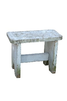 Bench, Rustic, SMALL,THICK LEGS,RUSTIC , WOOD, GREY