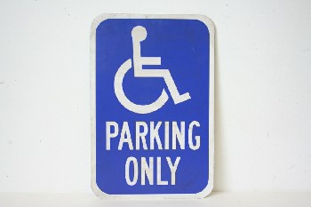 Sign, Parking, DISABLED (SYMBOL) 