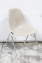 Chair, Office, VINTAGE, MID CENTURY, MOLDED SHELL CHAIR, FIBERGLASS, BEIGE