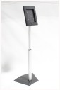 Stand, Miscellaneous, FREESTANDING W/ANGLED DISPLAY, HOLDS TABLET OR TOUCHSCREEN, ADJUSTABLE HEIGHT , METAL, BLACK